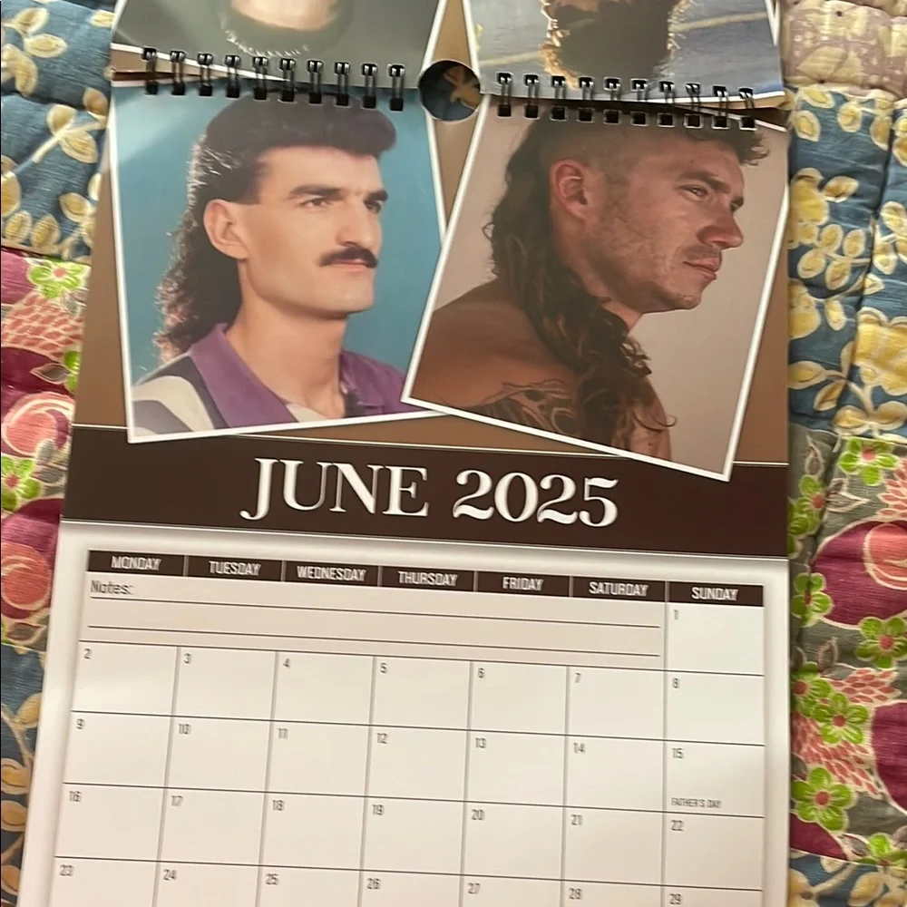 World's Greatest Mullets 2025 Calendar - Brown